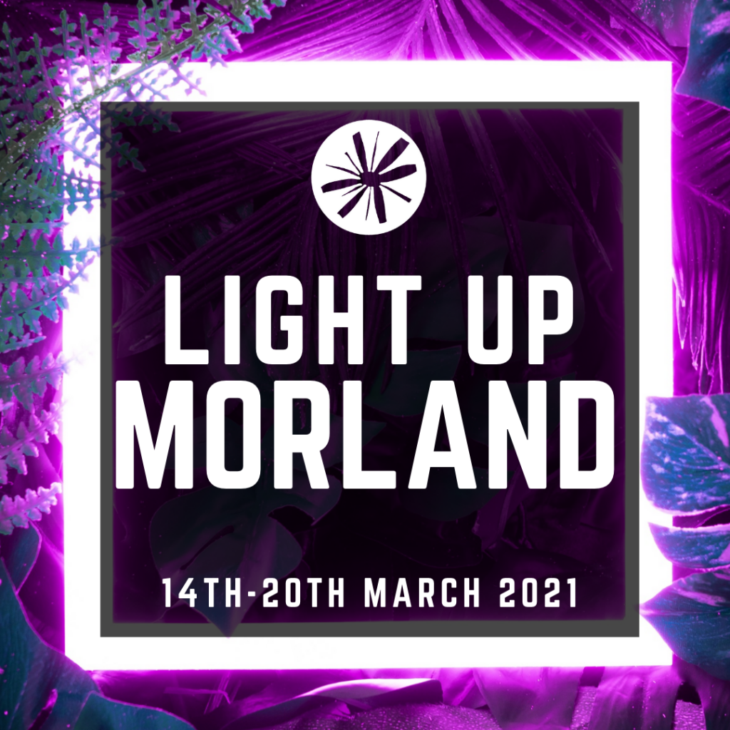 A graphic for Light Up Morland